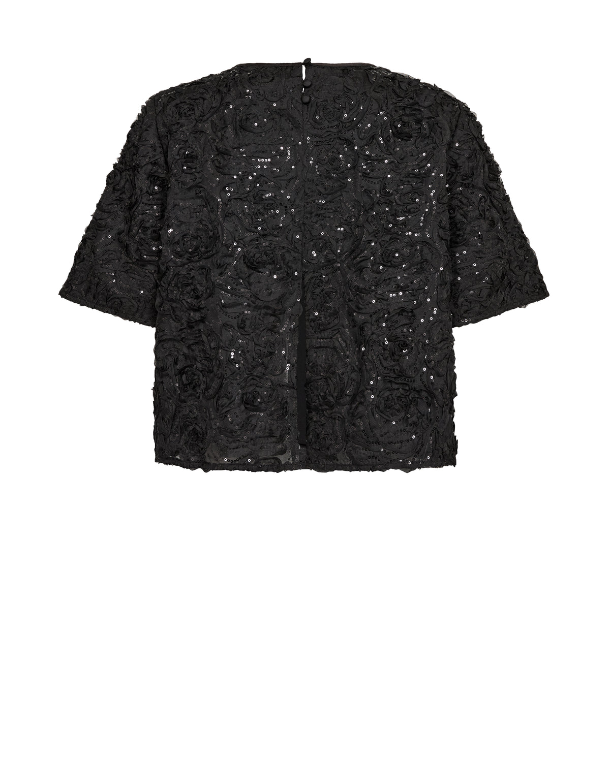 Mos Mosh – MMReya Sequins Back Top – Black