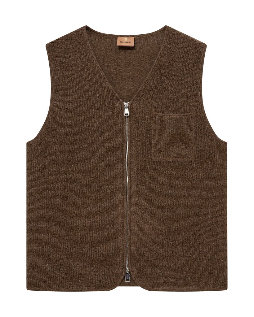Mos Mosh Gallery - MMGCess Soft Zip Vest Knit