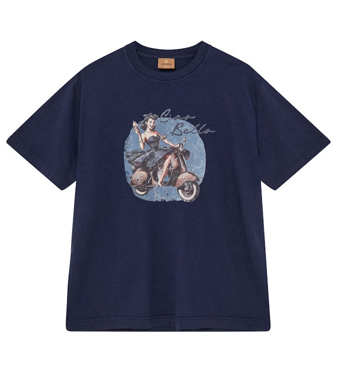 Mos Mosh Gallery - MMGCiao O-SS Tee Navy