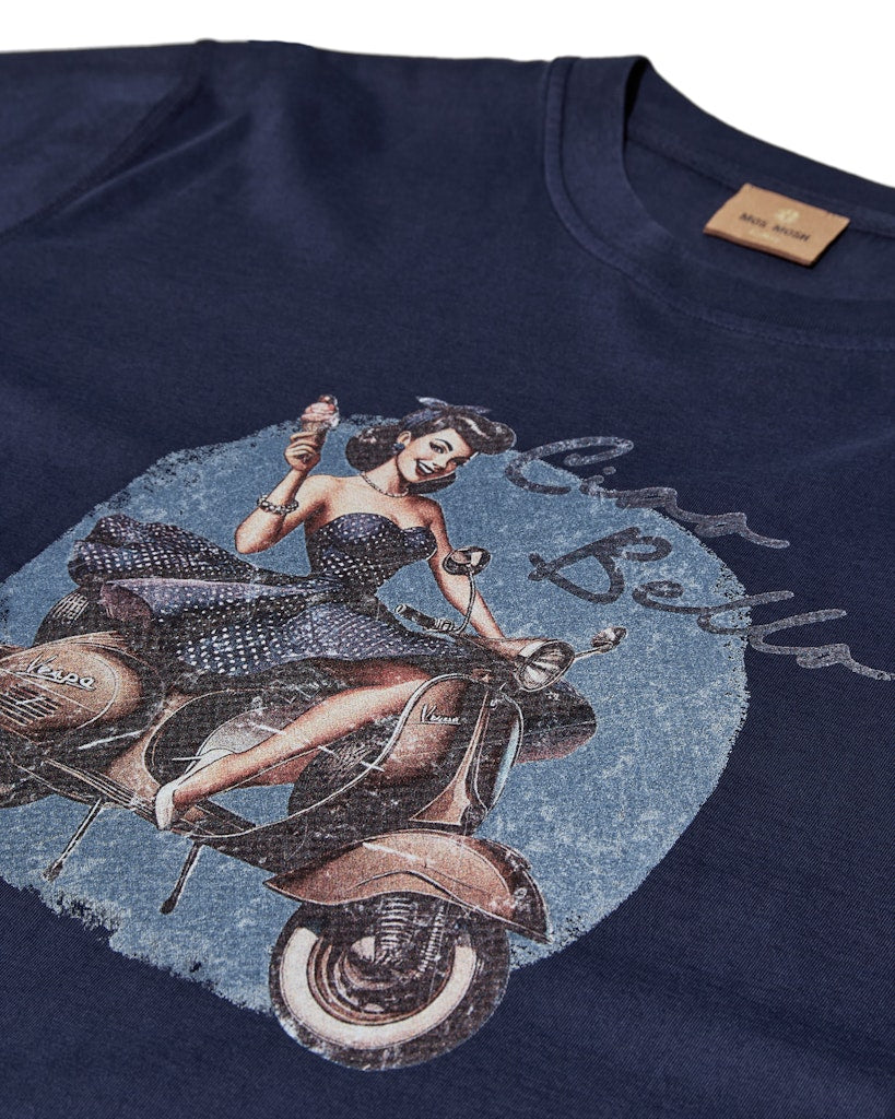 Mos Mosh Gallery - MMGCiao O-SS Tee Navy