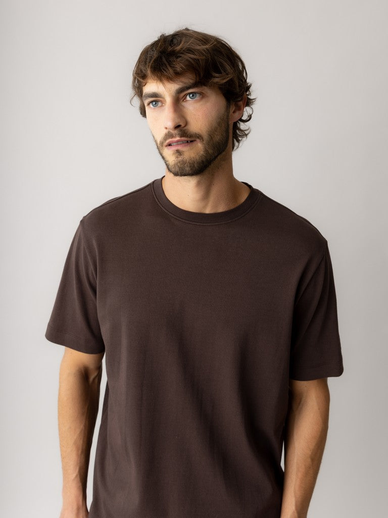 Mos Mosh Gallery - MMGDarren SS Tee Black Coffee