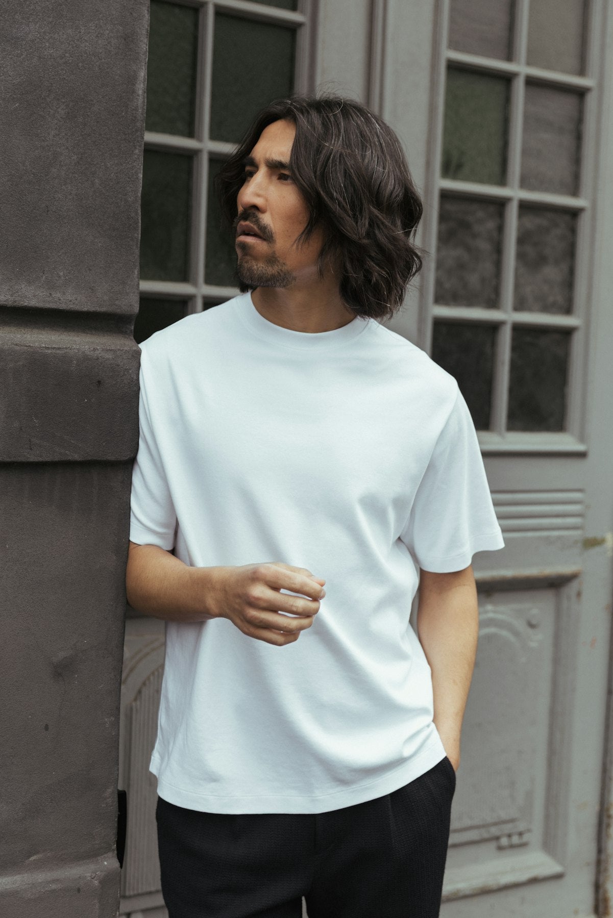 Mos Mosh Gallery - MMGDarren T-shirt i hvid