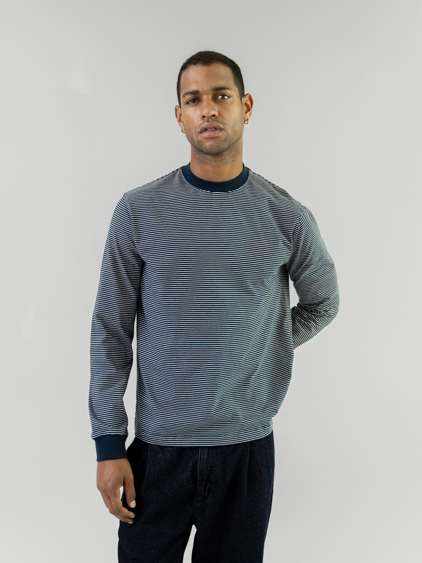 Mos Mosh Gallery - MMGHume Stripe LS Tee