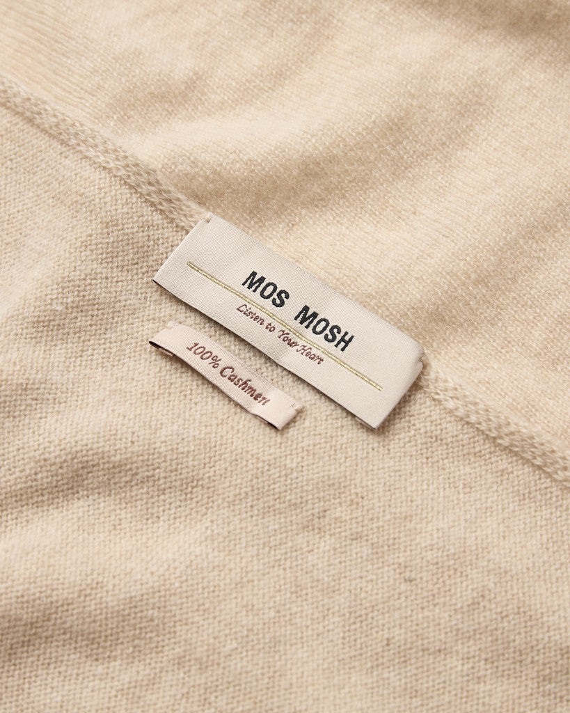 Mos Mosh - MMEnata Cashmere Knit Scarf Tan