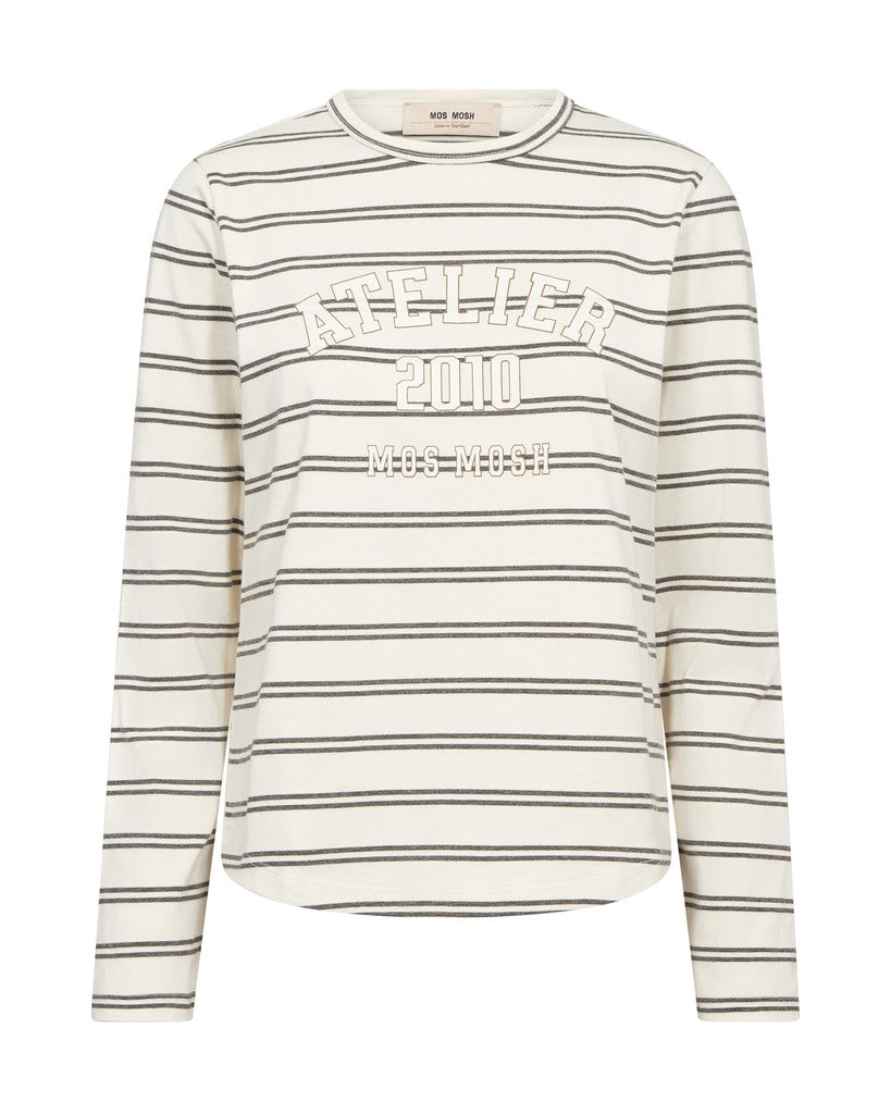 Mos Mosh - MMCamp O-LS Stripe Tee