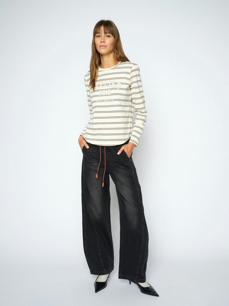 Mos Mosh - MMCamp O-LS Stripe Tee