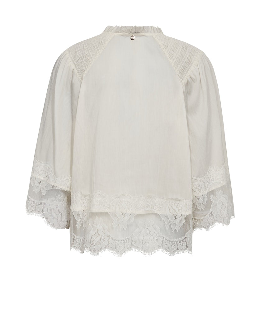 Mos Mosh - MMEisa Tess 3/4 Lace Bluse