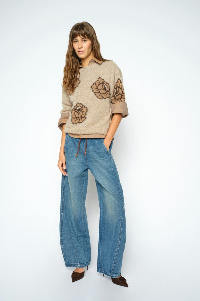 Mos Mosh - MMGiulia Jog Jeans Blå