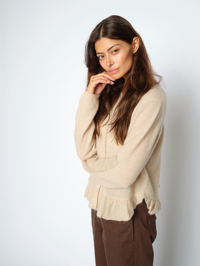 Mos Mosh - MMMape Alice Strik Cardigan Doeskin