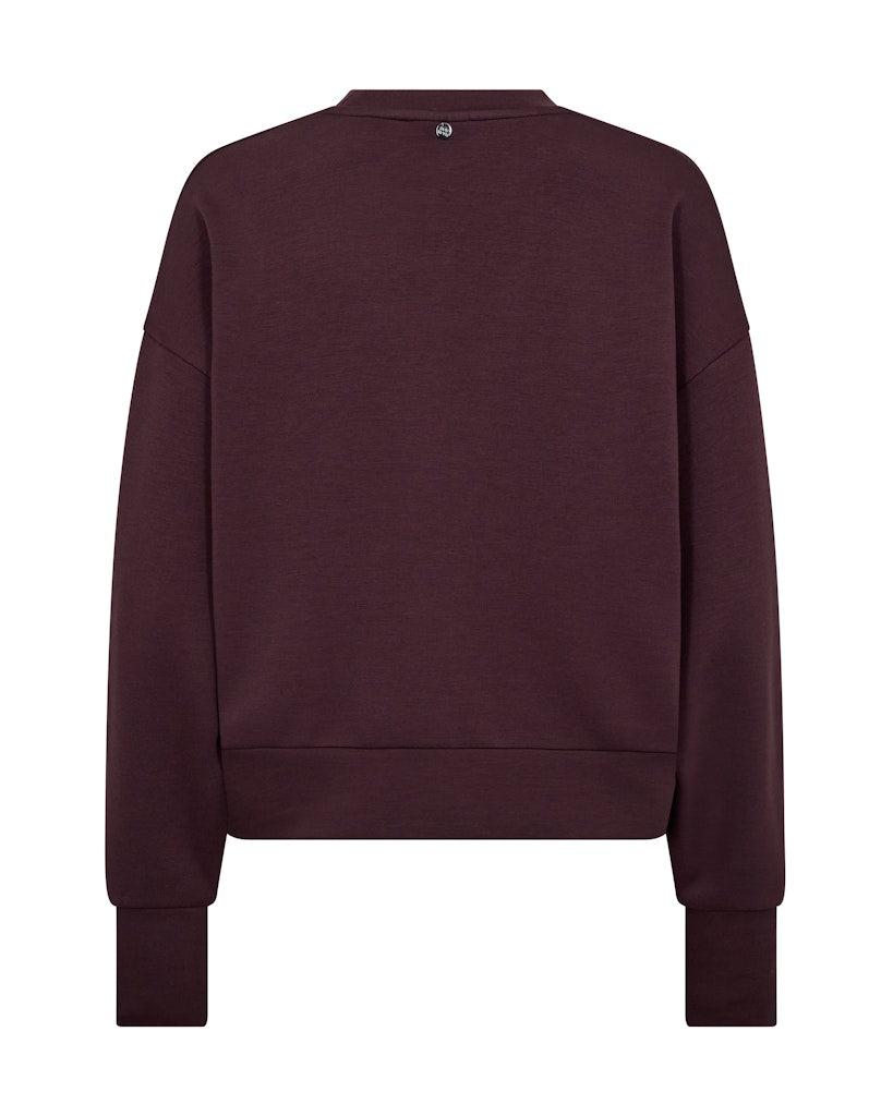 Mos Mosh - MMCelli Sweatshirt i fudge