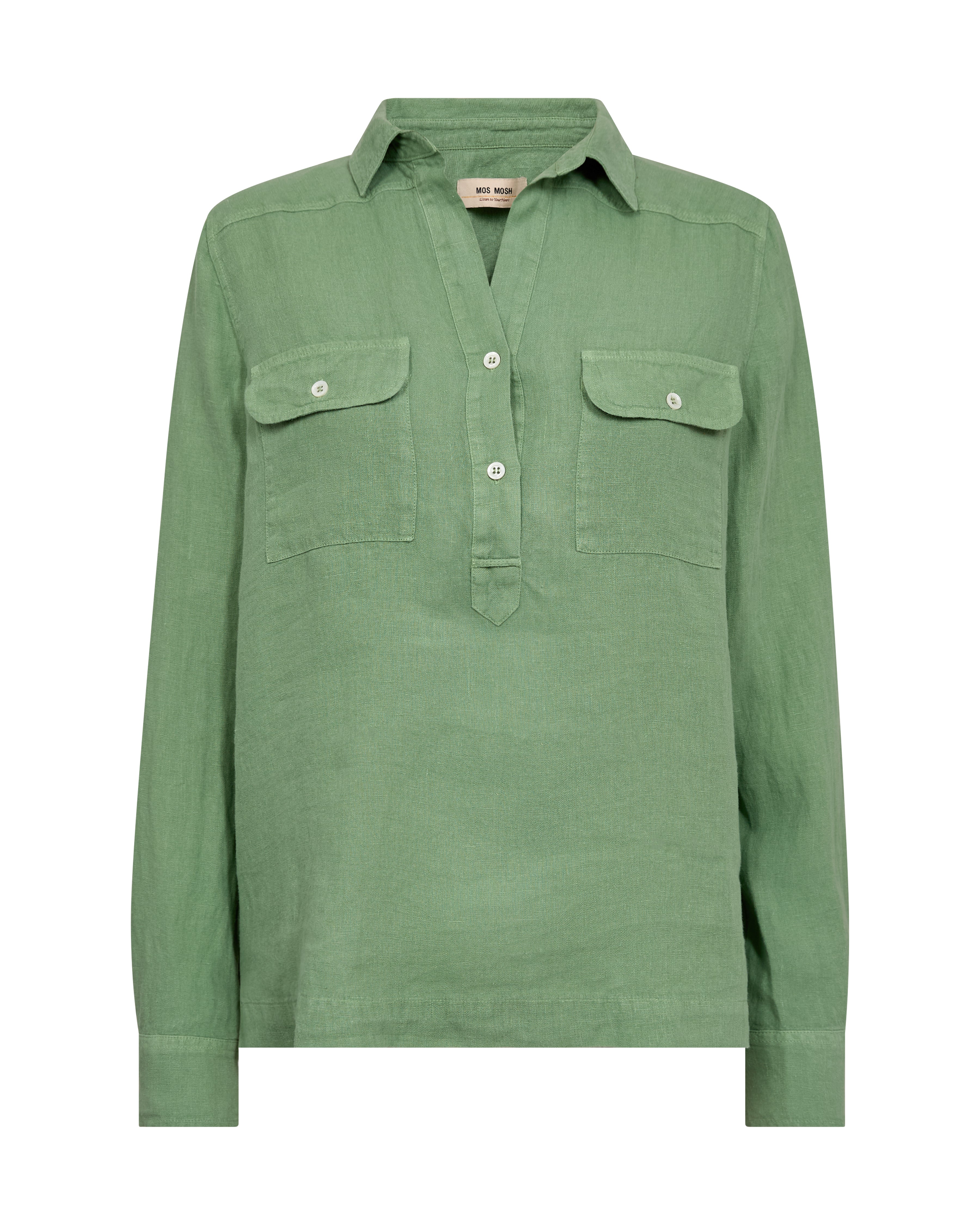 Mos Mosh - MMEnna Linen Pocket Blouse