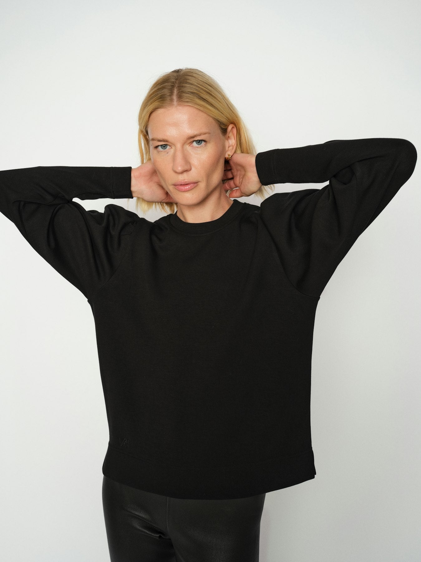 Mos Mosh - MMWinan Sweatshirt i sort