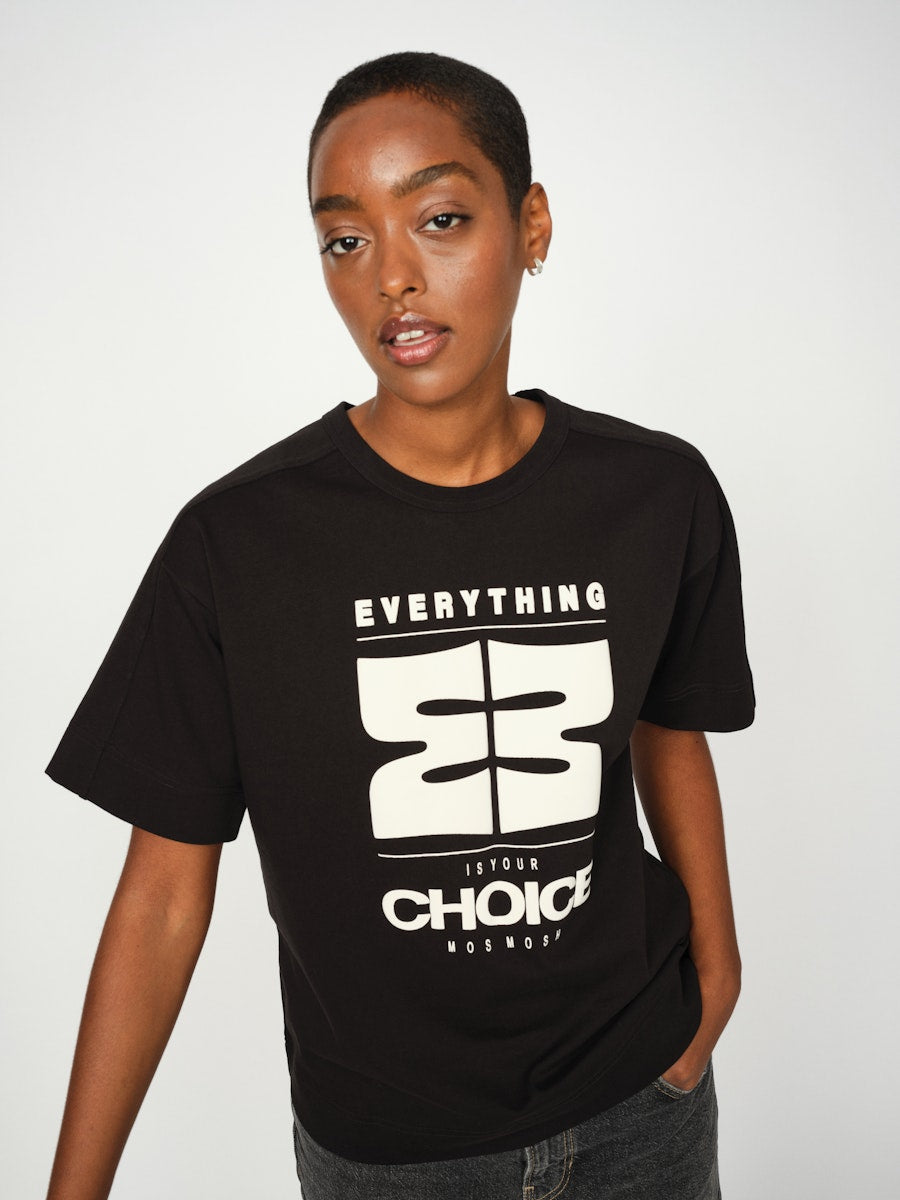 Mos Mosh - MMZori T-shirt med print