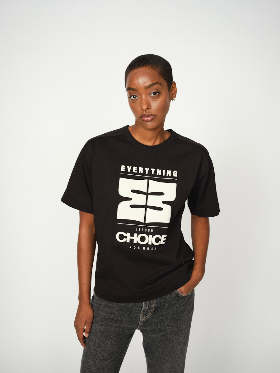Mos Mosh - MMZori T-shirt med print