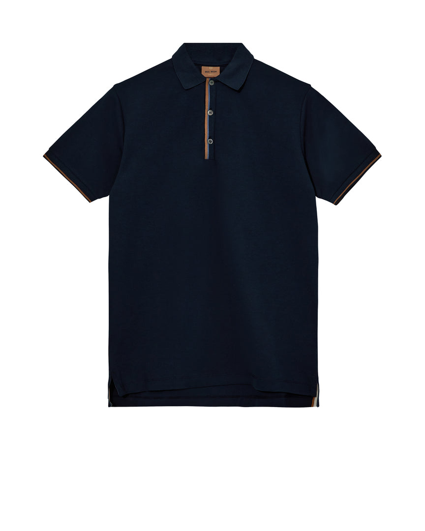 MMGHarvey Polo Ss Tee, Navy