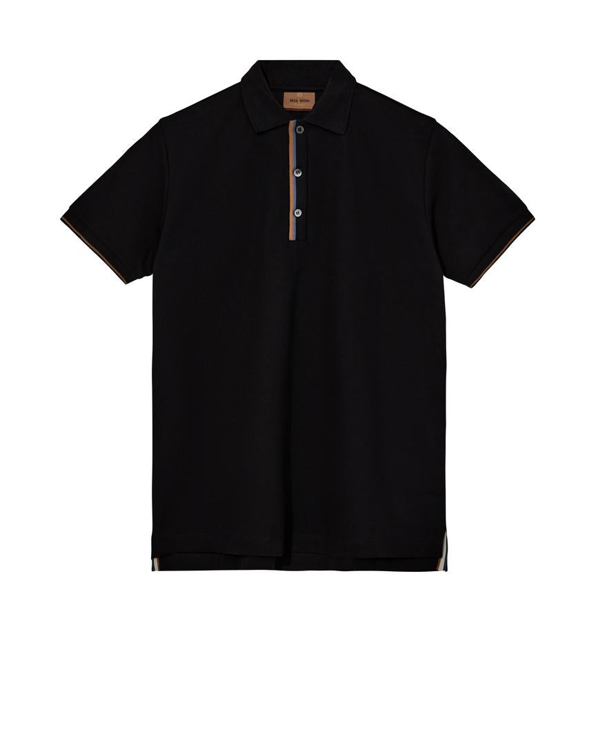 MMGHarvey Polo Ss Tee Black