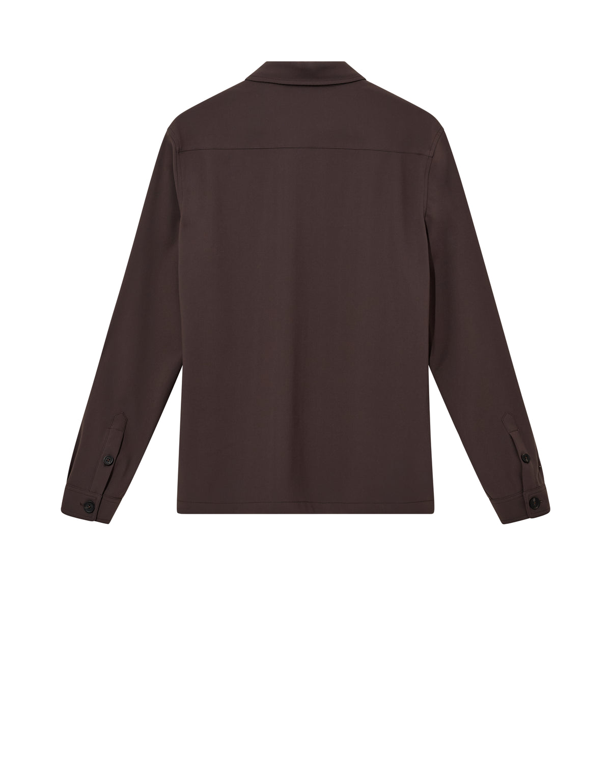 Mos Mosh Gallery - MMGBirk Traver Overshirt Chocolate Brown