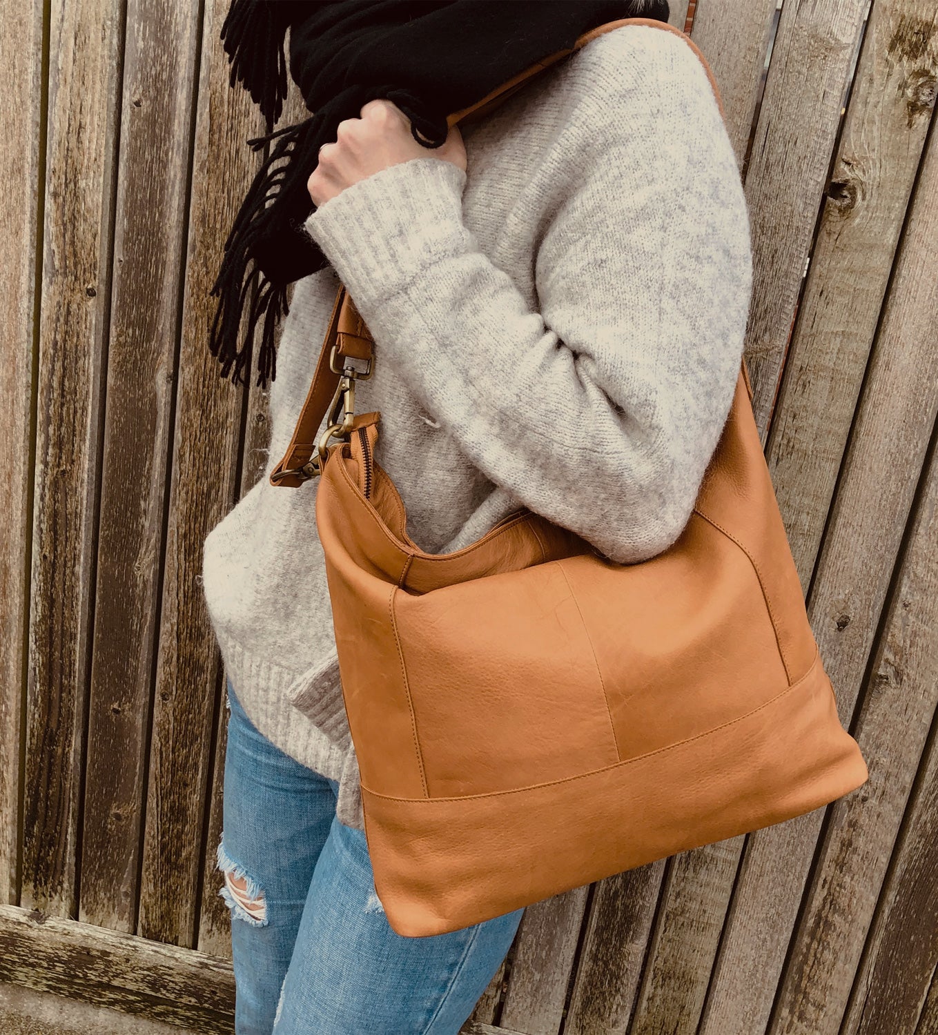 Nete Shopper Cognac