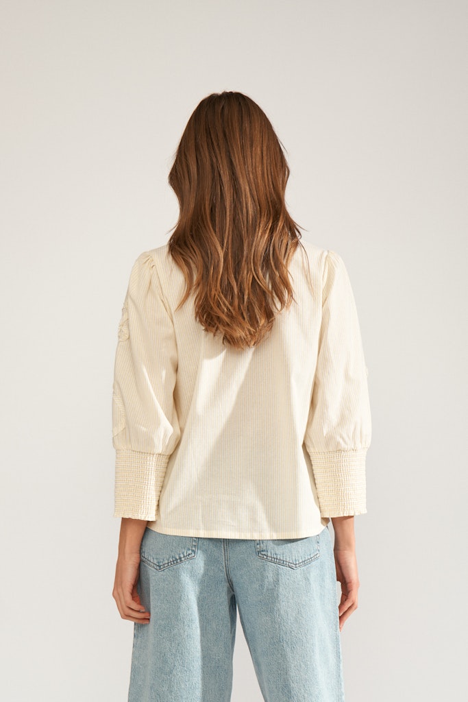 Nümph - NUEmelia skjorte i lysegul