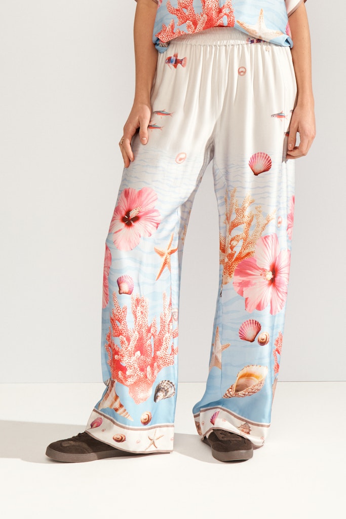 Nümph - Nuoceana Bukser Lyseblå Print