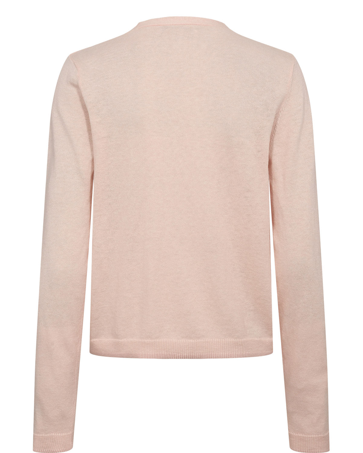 Nümph - Nucally Cardigan Lys strikcardigan med V-hals