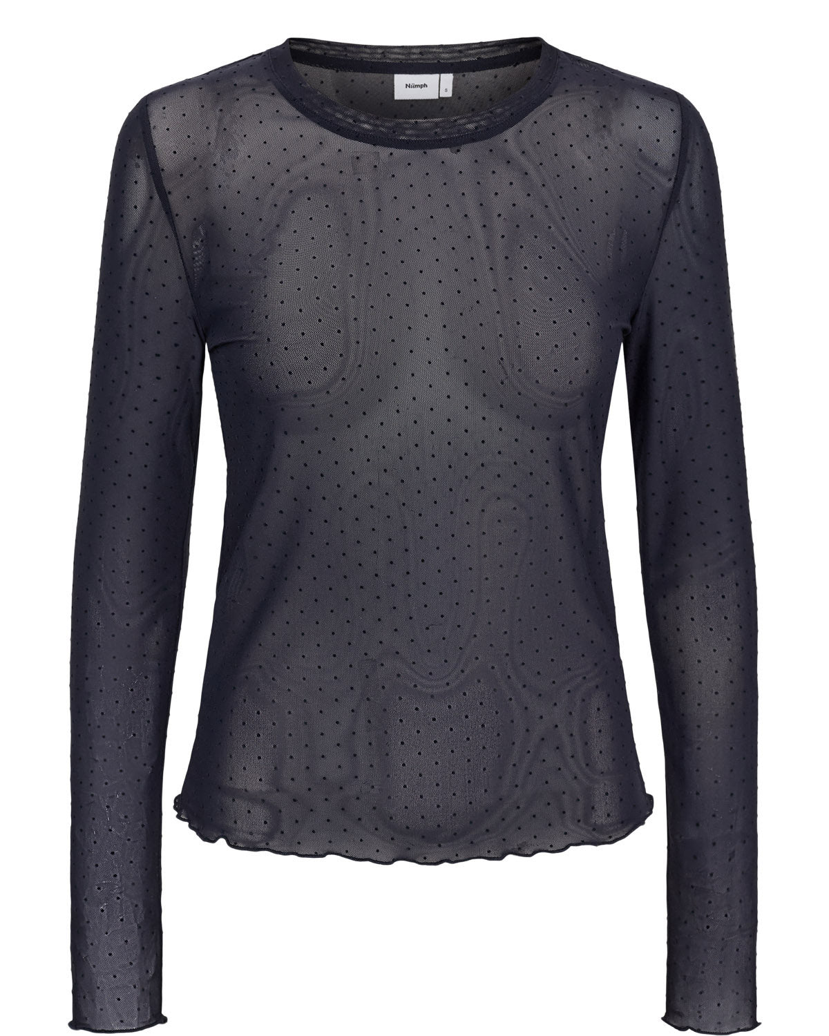 Nümph - NUJinnie Meshbluse i navy