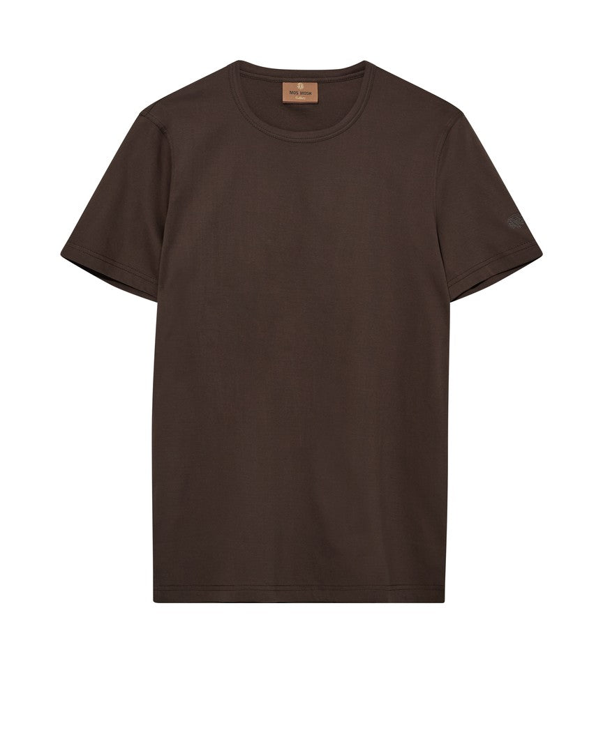 Mos Mosh Gallery MMPerry T-shirt – Chocolate Brown
