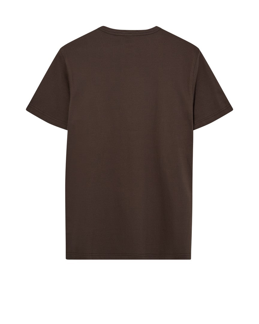 Mos Mosh Gallery MMPerry T-shirt – Chocolate Brown