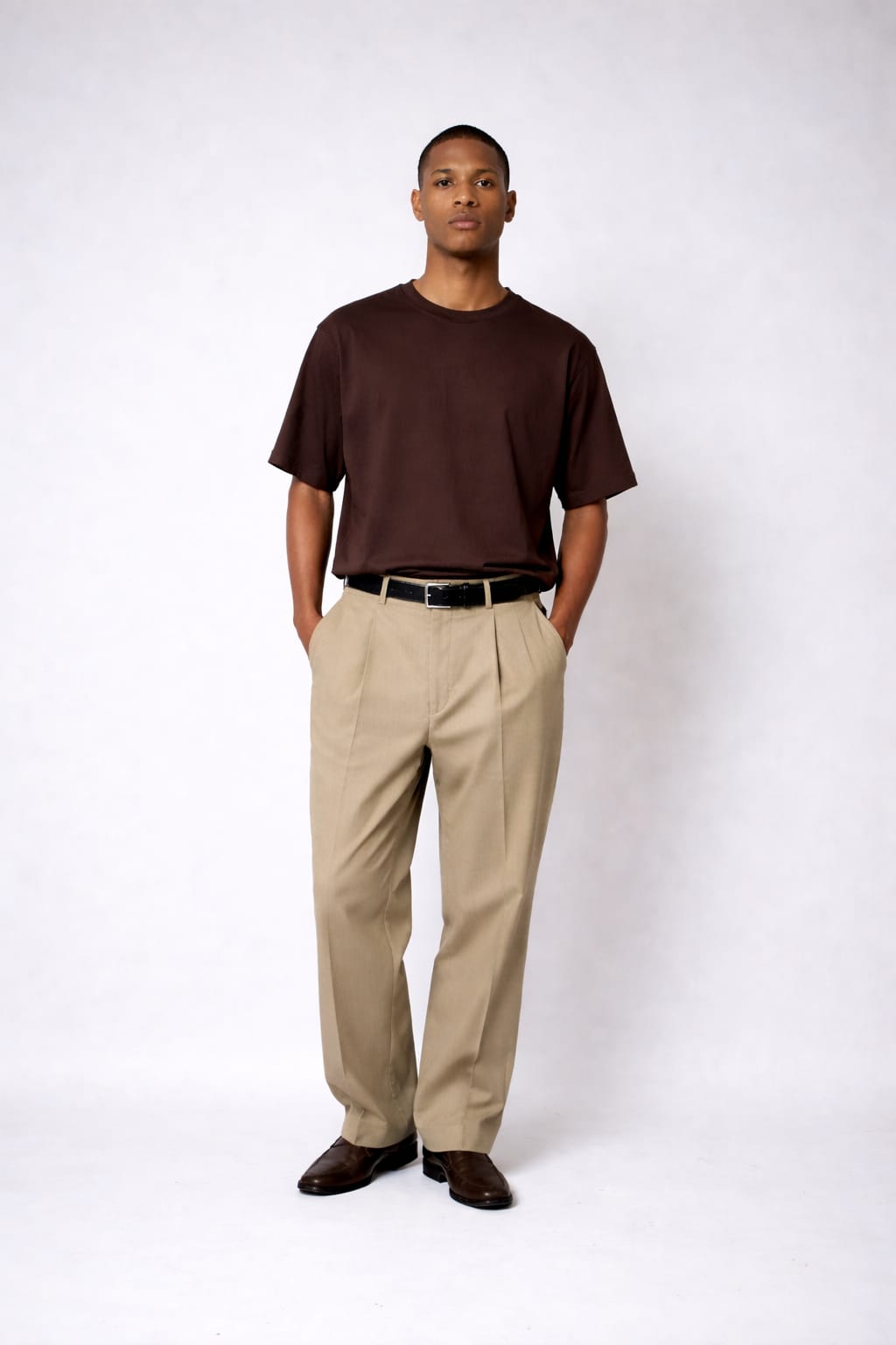 PLENUM STUDIO - Sully Tee Dark Chocolate