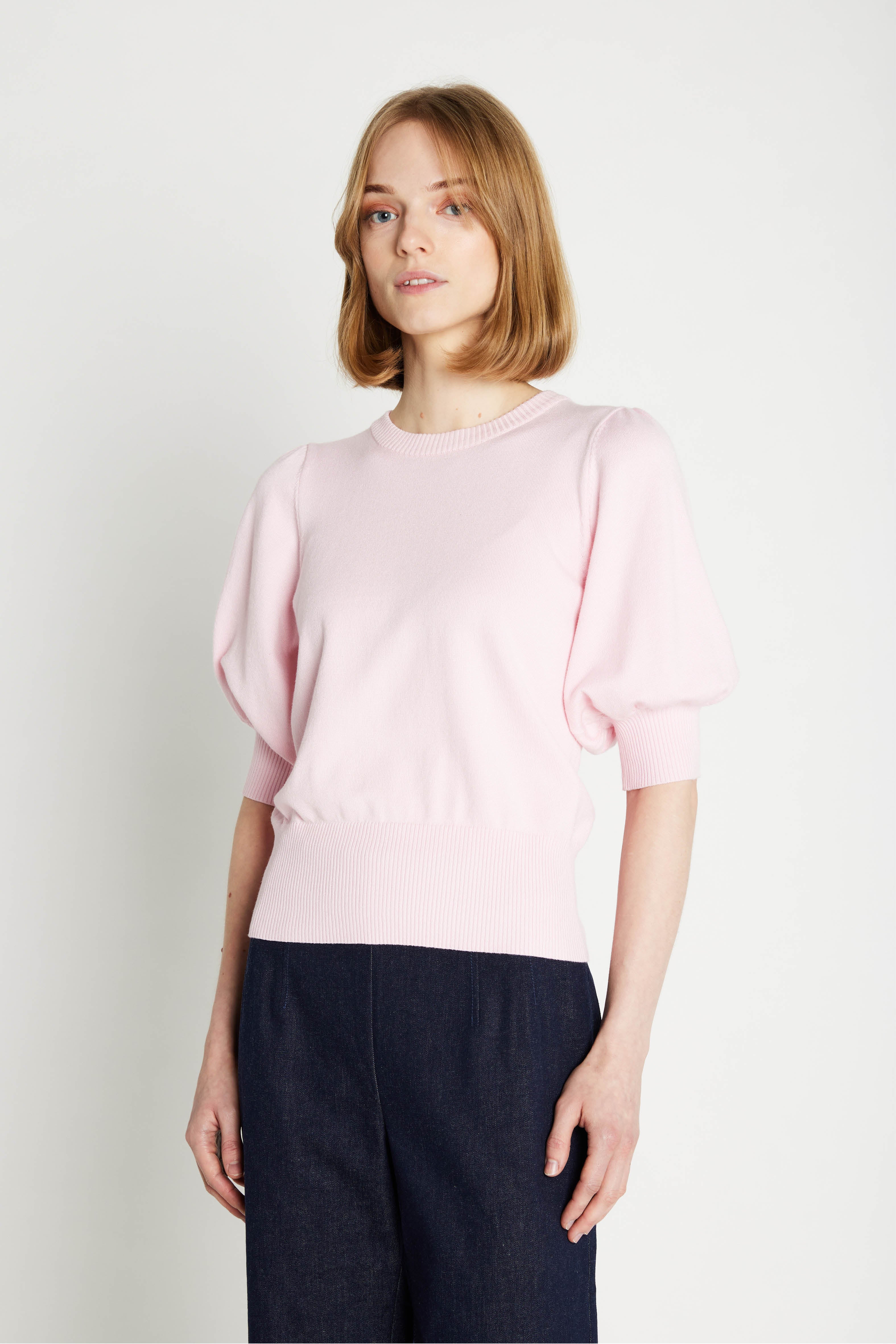 Softy Sorrel Knit, Lyserød