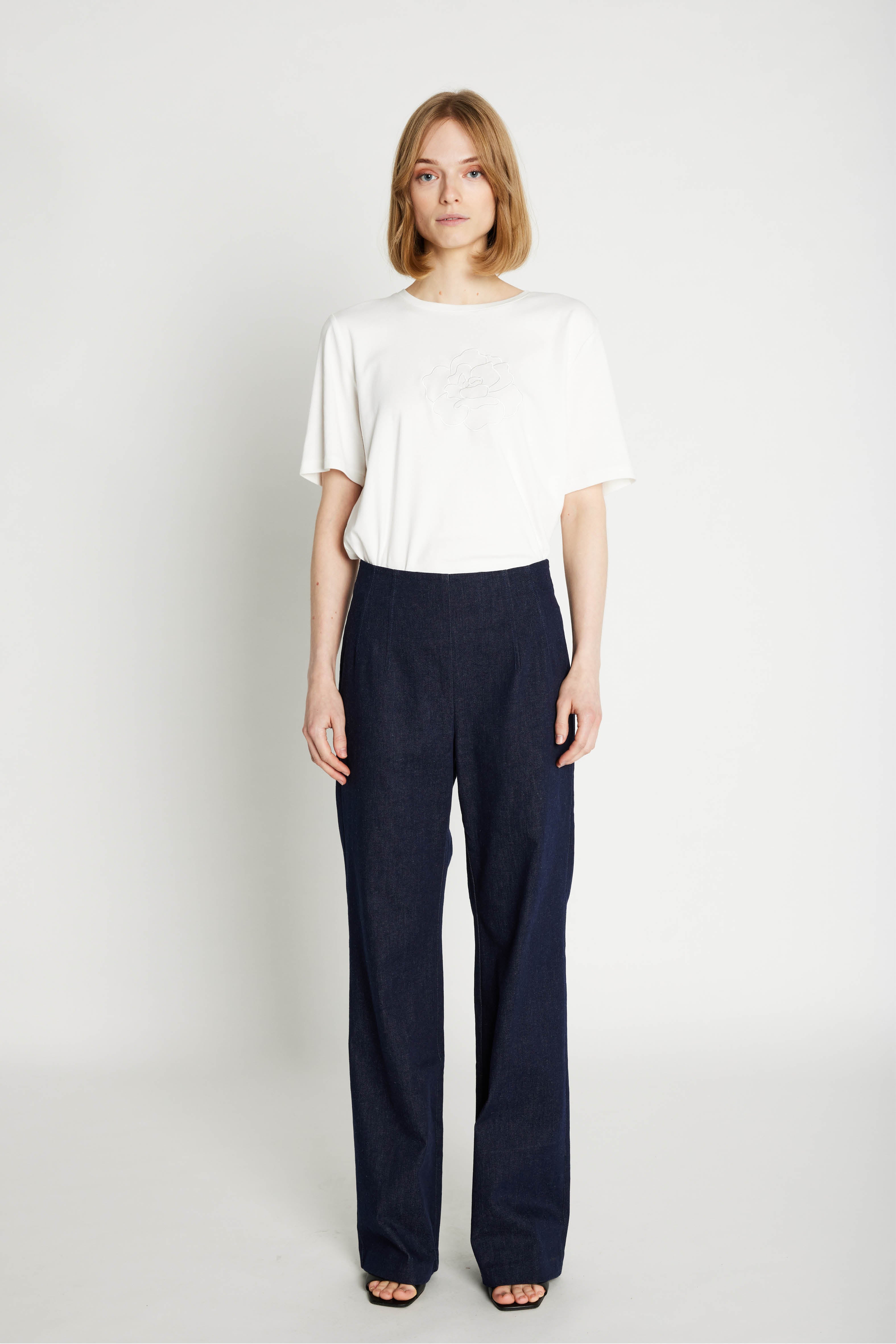 Olana Wide Pant, Denim