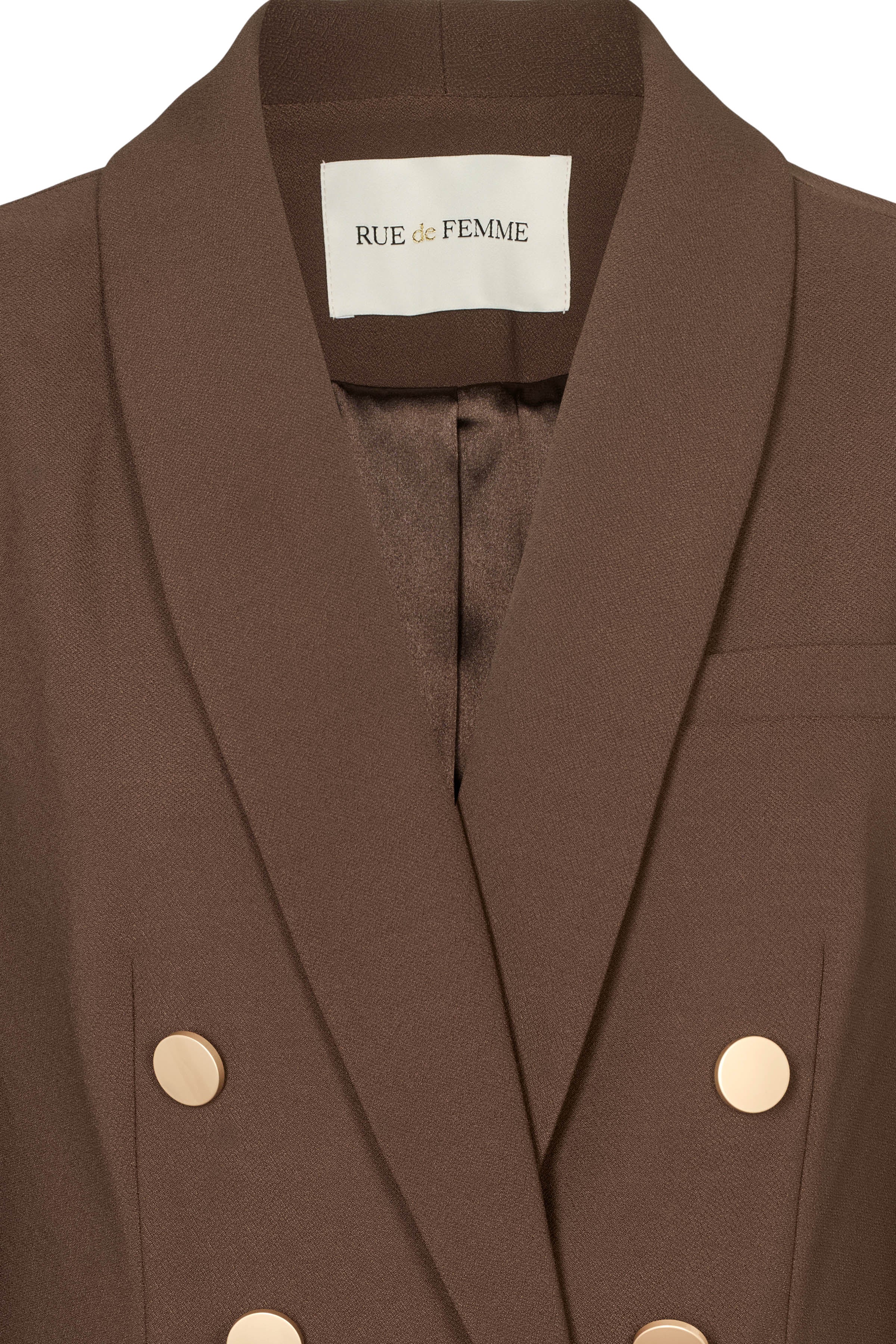 Rue De Femme - ComfyEloise Blazer, chocolat
