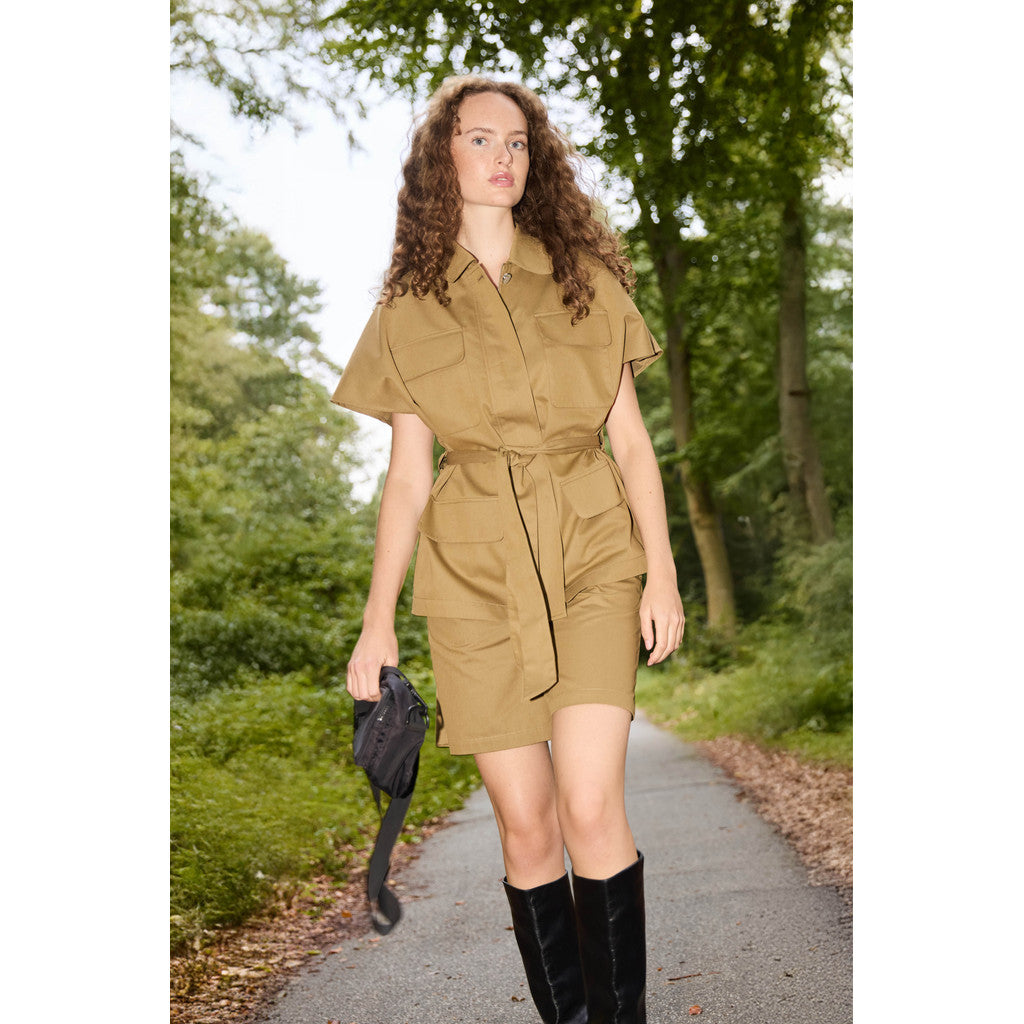 Rue de Femme Seraphine Vest – Camel Utility-Vest