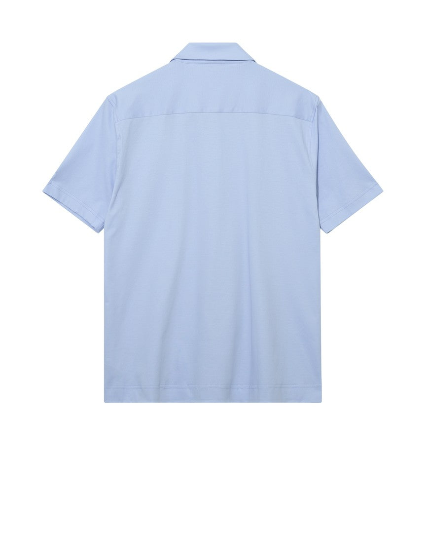 Mos Mosh Gallery MMGMarco Cuban SS Shirt – skjorte, bel air blue