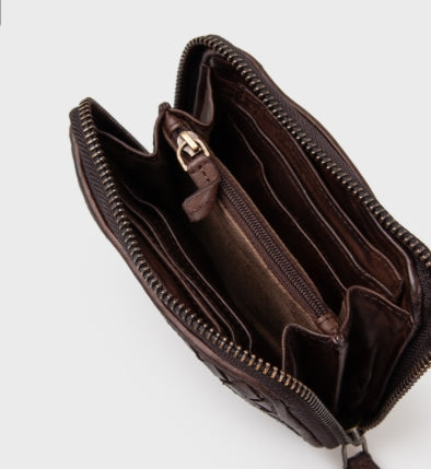 Montana - Saco Braiding Wallet i brun