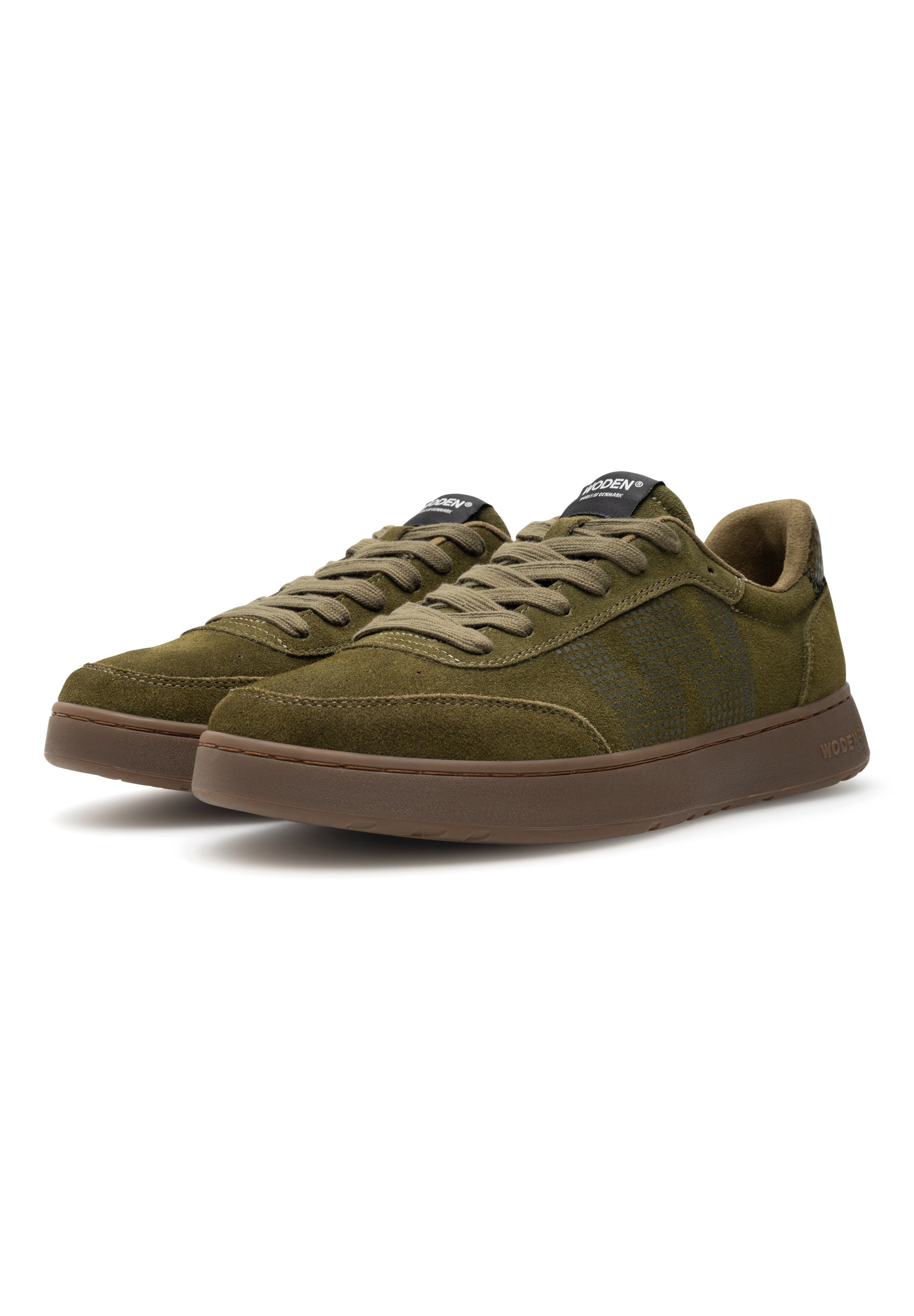 Toke Sneakers – Dark Olive Suede