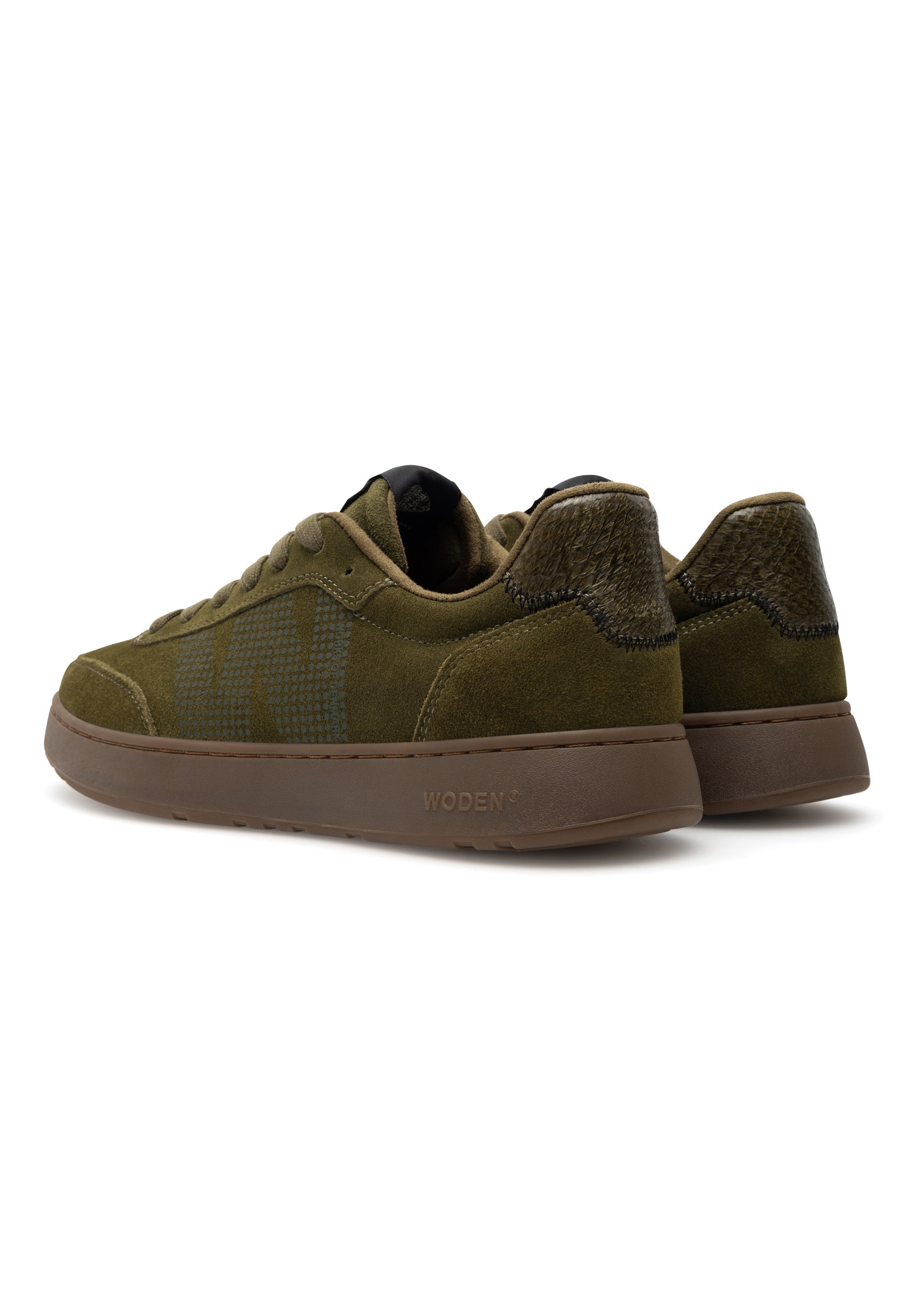 Toke Sneakers – Dark Olive Suede