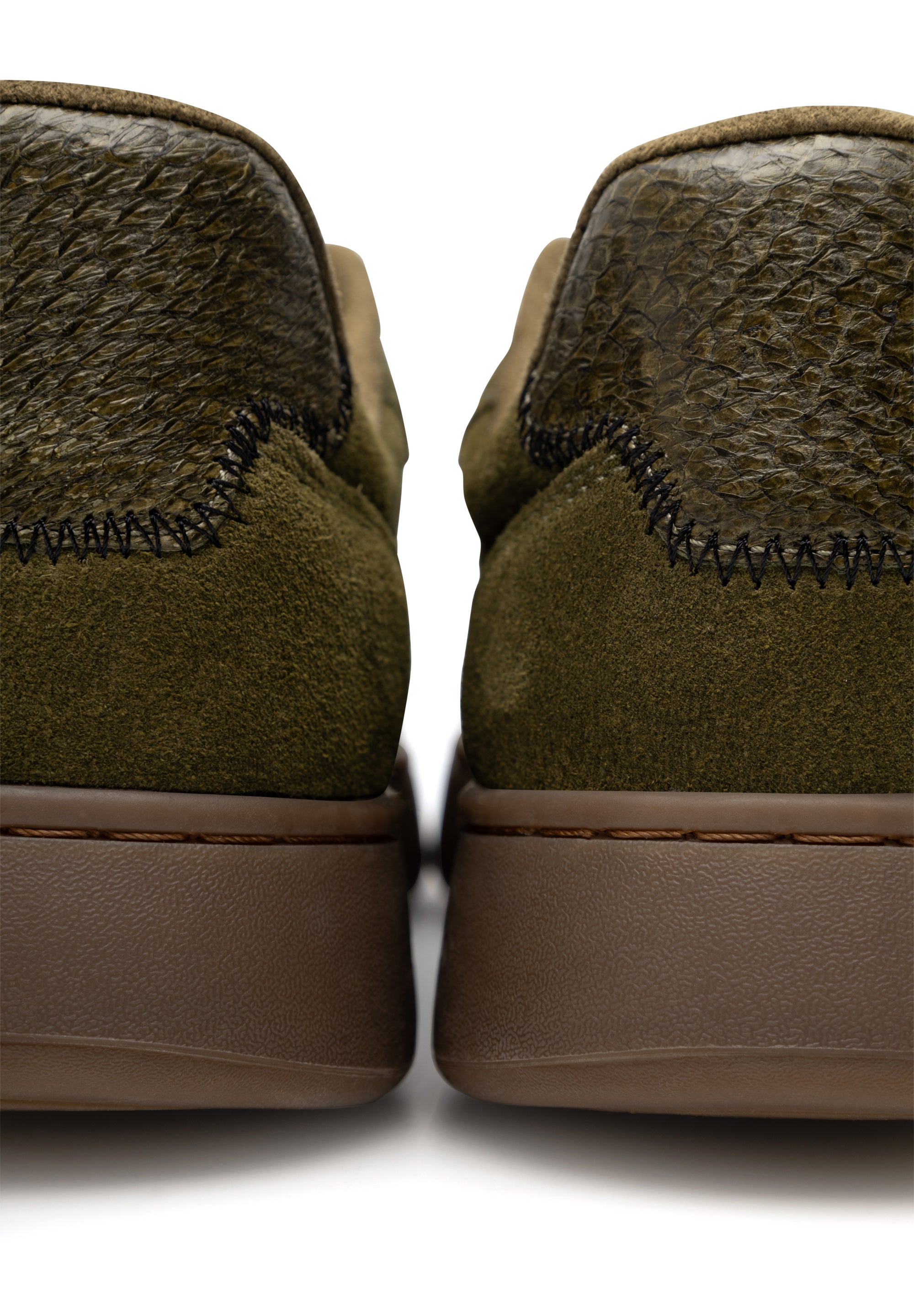 Toke Sneakers – Dark Olive Suede
