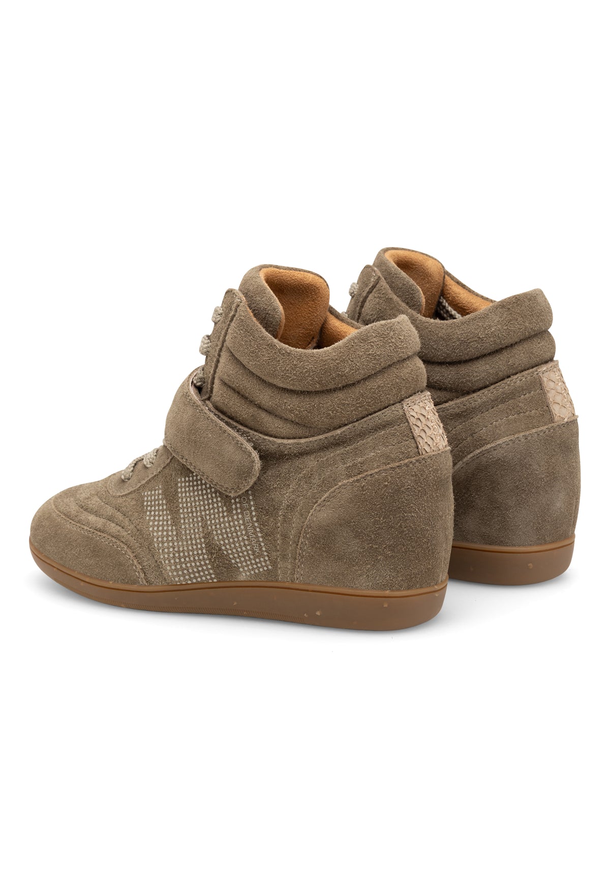 WODEN - Annika S Wedge Sneakers - Silver Mink