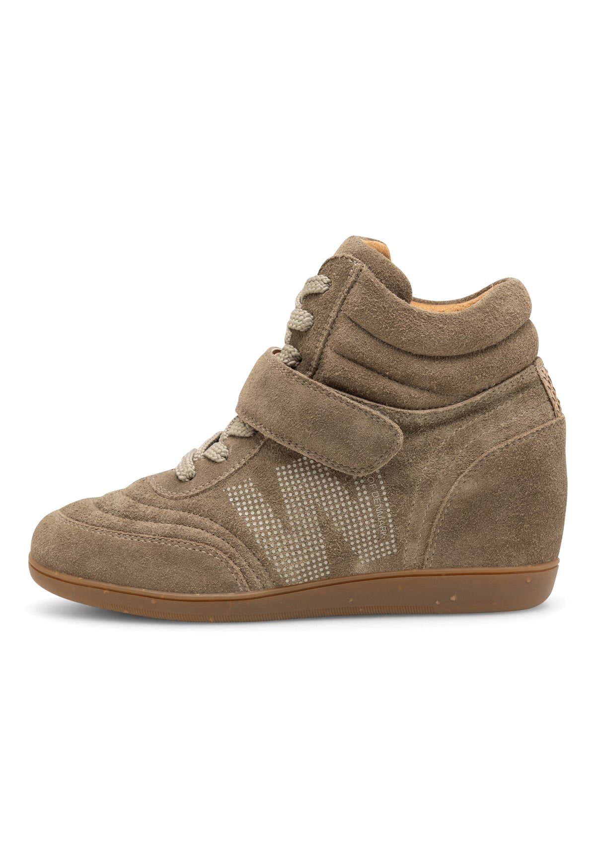 WODEN - Annika S Wedge Sneakers - Silver Mink