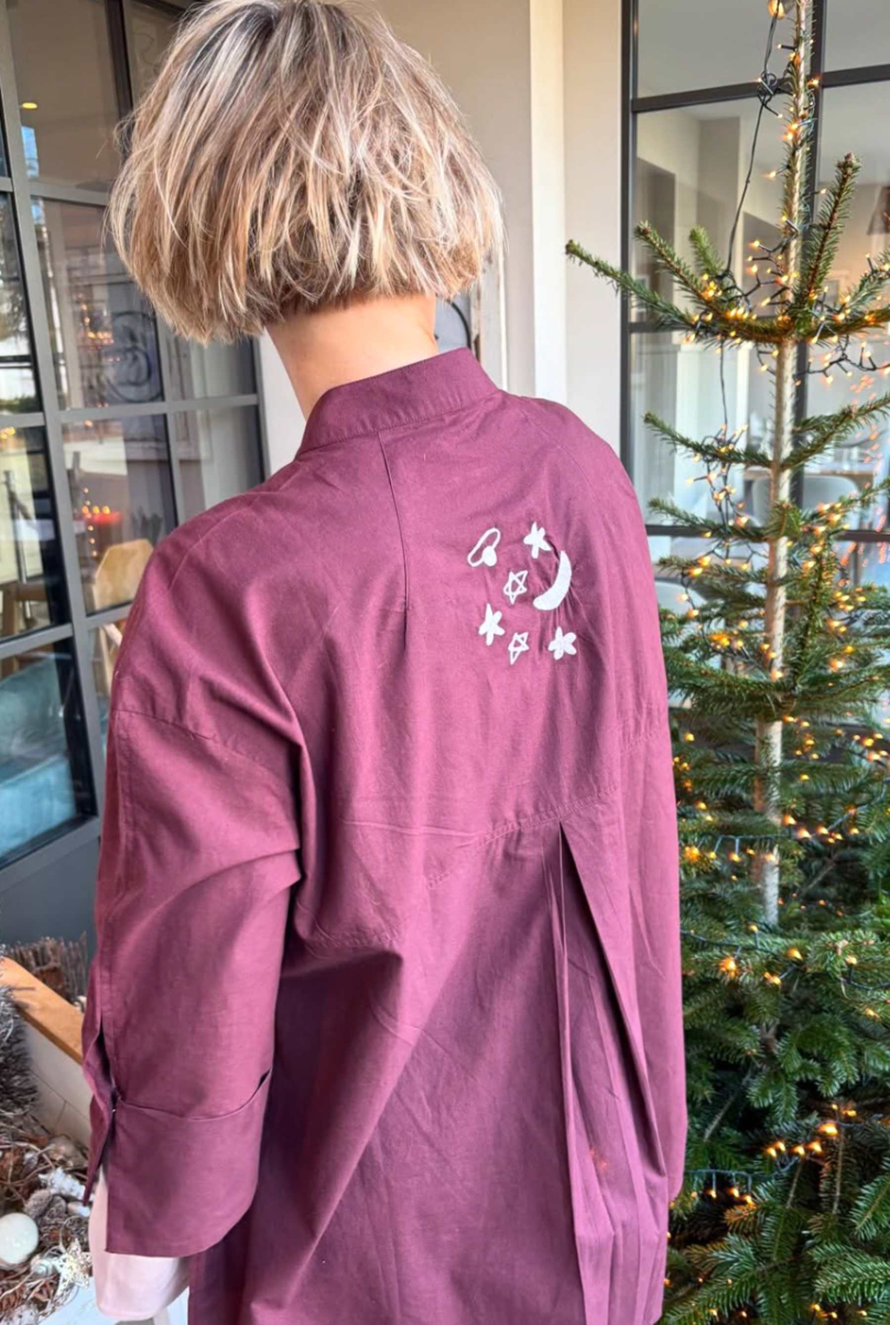 LUNA SHIRT fra Wauw – Skjorte i Choco Wine