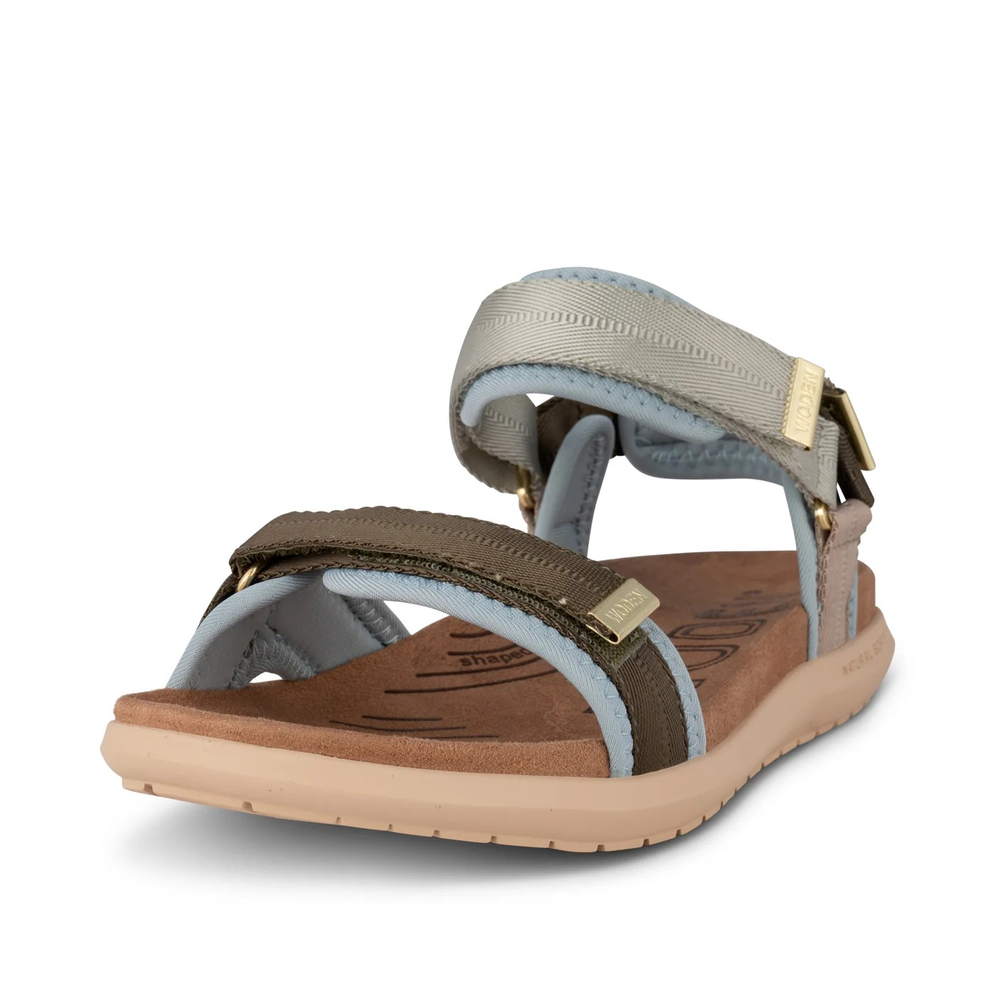 Woden Sandal, Line Lite, Stone Multi