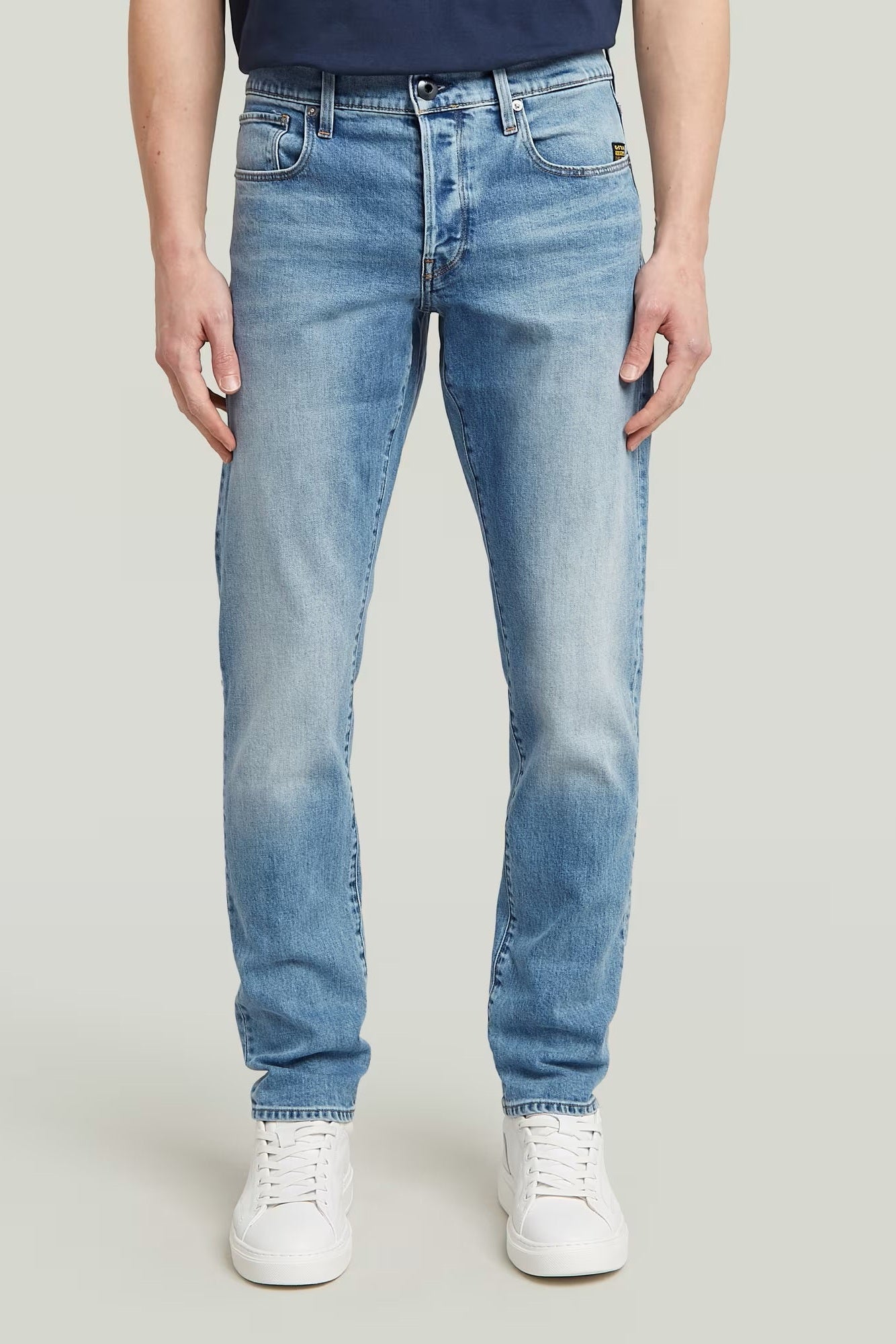 G-star - 3301 Regular Tapered, Lt Indigo Aged
