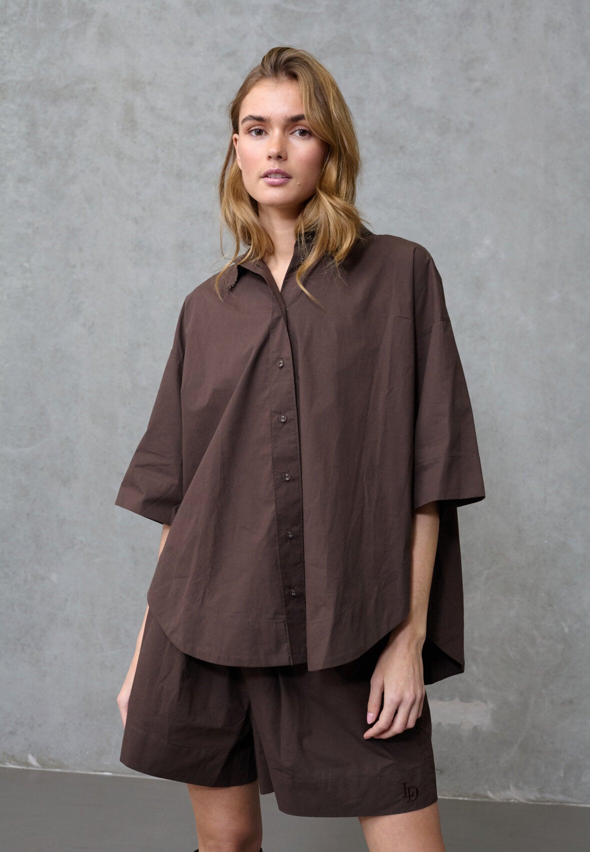 Love & Divine - Love970-12 Skjorte i brun
