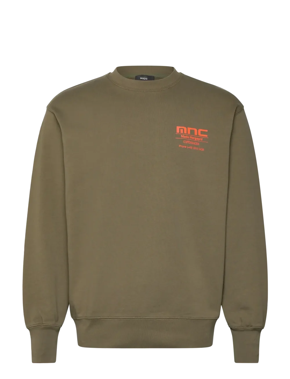 Mads Nørgaard - Compact Cotton MNC Crew Army