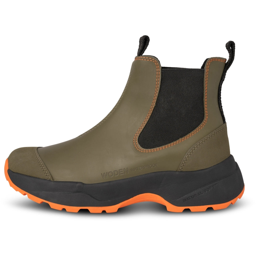 Woden - Siri Waterproof i dark olive