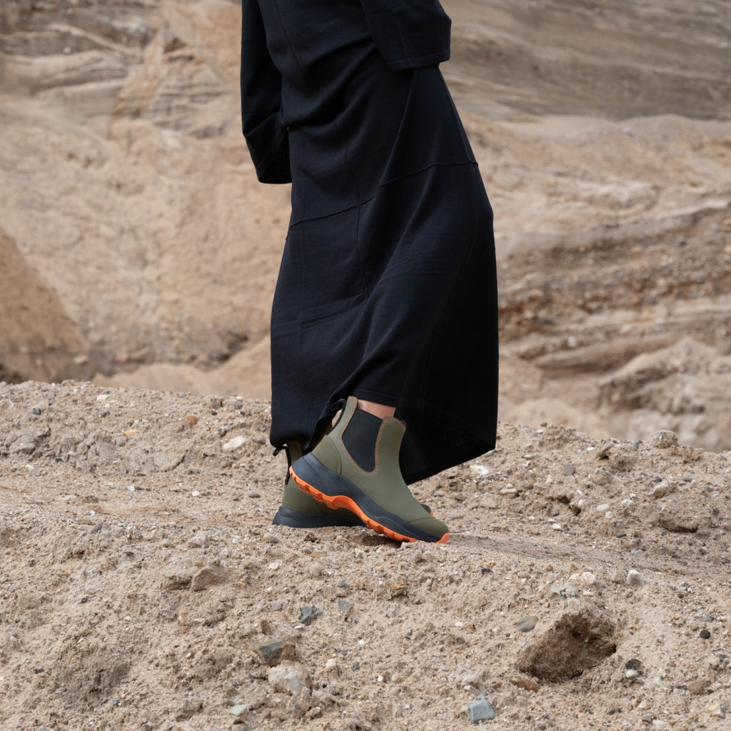Woden - Siri Waterproof i dark olive