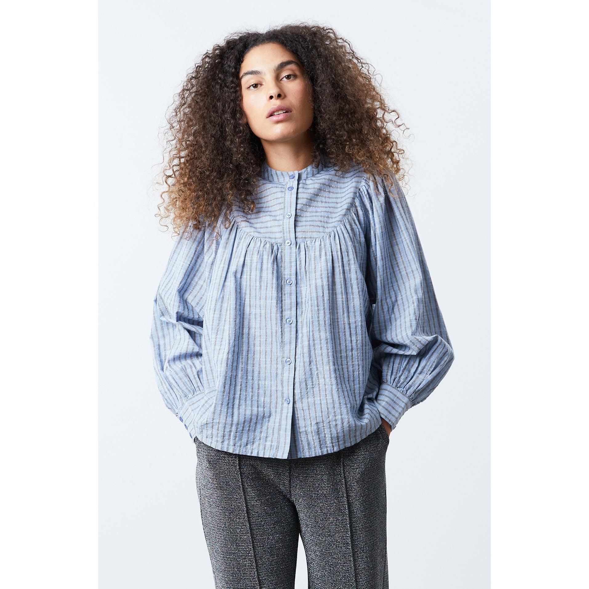 Alicia Shirt Stripe, skjorte fra lollys laundry-wüpp