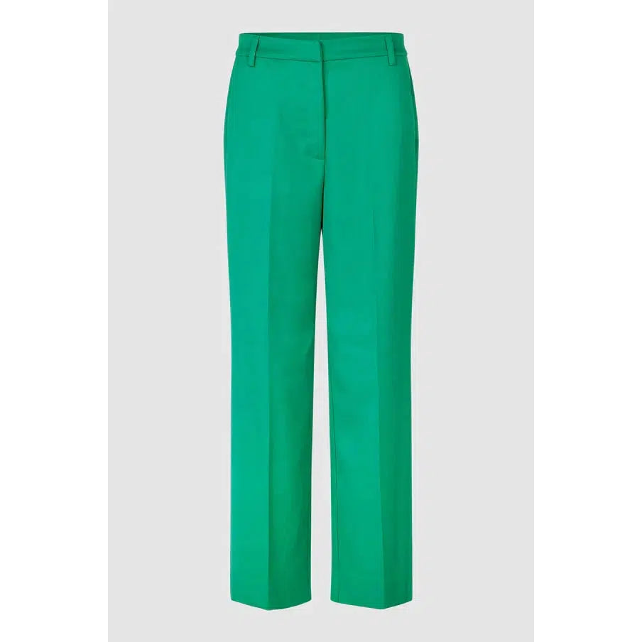 Kaleem Classic Trousers, Green, Bukser fra Second Female-wüpp