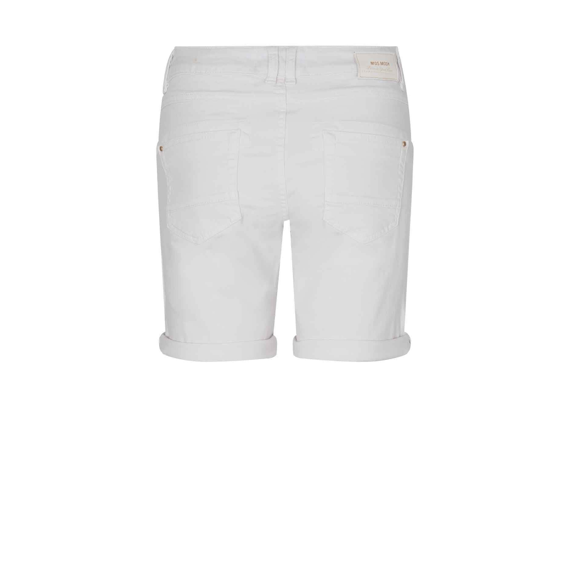 Naomi Chain Sea Shorts, White, Shorts fra Mos Mosh-wüpp